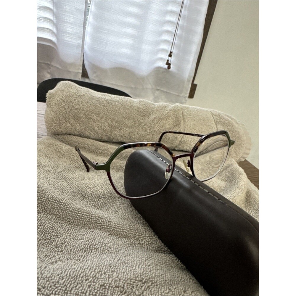 Dutz eyeglass frames Dz2298 Col. 76 Aubergine-green Frames Only